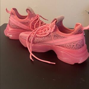 Steve Madden Maxima SM NY90 Pink RhineStone Sneakers